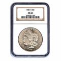 Certified Morgan Silver Dollar 1881-S MS64 NGC