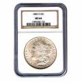 Certified Morgan Silver Dollar 1885-O MS64 NGC
