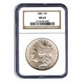Certified Morgan Silver Dollar 1886 MS64 NGC
