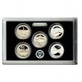 US Proof Set America the Beautiful Silver Quarters Without Box 2011