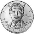US Commemorative Dollar Uncirculated 2009-P Louis Braille
