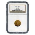 Certified US Gold $2.5 Indian MS65 (Dates Our Choice) PCGS or NGC