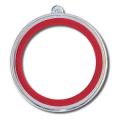 Christmas Silver Round Ornament Holder