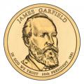 Presidential Dollars James Garfield 2011-P 25 pcs (Roll)