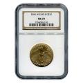 Certified Burnished American $25 Gold Eagle 2006-W MS70