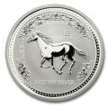 2002 Australia 2 oz Silver Lunar Horse