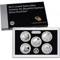 US Proof Set 2012 5pc Silver (Quarters Only) America The Beautiful
