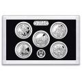 US Proof Set America the Beautiful Silver Quarters Without Box 2012