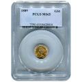 Certified US Gold $1 Liberty MS65 type 3 (Dates Our Choice) PCGS or NGC