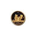 Isle of Man Gold Cat 25th Ounce 2003