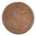 Colonial New Jersey Half Penny 1787 F details light corrosion
