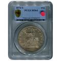 Certified Trade Dollar 1876-S MS64 PCGS