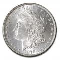 Morgan Silver Dollar Uncirculated 1878 7 over 8