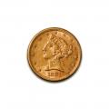 $5 Gold Liberty 1881-S XF