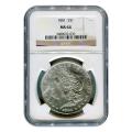 Certified Morgan Silver Dollar 1881 MS64 NGC