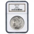 Certified Morgan Silver Dollar 1884-O MS66 NGC