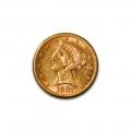 $5 Gold Liberty 1887-S XF
