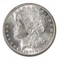 Morgan Silver Dollar Uncirculated 1891