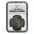 Certified Morgan Silver Dollar 1892-CC AU53 NGC