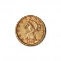 $5 Gold Liberty 1893-CC AU
