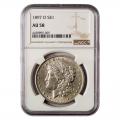 Certified Morgan Silver Dollar 1897-O AU58 NGC