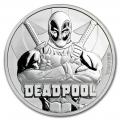 2018 Tuvalu 1 oz Silver $1 Marvel Series Deadpool Coin BU