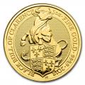 2018 1 oz British Gold Queenâ€™s Beast Black Bull Coin (BU)