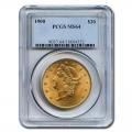 Certified US Gold $20 1900 MS64 PCGS