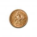 $5 Gold Liberty 1901 XF