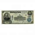 1902 $5 National Banknote Bath ME Charter #494 Fine