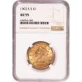 Certified $10 Gold Liberty 1903-S AU55 NGC