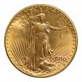 $20 Gold Saint Gaudens 1910-D AU