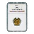 Certified US Gold $2.5 Indian 1911 MS62 NGC