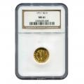 Certified US Gold $2.5 Indian 1911 MS61 NGC