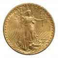 Early Gold Bullion $20 Saint Gaudens Almost Uncirculated