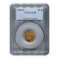 Certified US Gold $2.5 Indian 1925-D AU58 PCGS