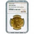 Certified $20 St Gaudens 1926-D Unc Details (Rev Scratched, Obv Cleaned) NGC