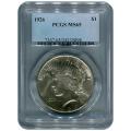 Certified Peace Silver Dollar 1926 MS65 PCGS