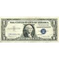 1957B $1 STAR Silver Certificate VF Serial Letter A