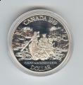 Canada 1989 silver dollar MacKenzie River