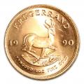 South Africa Gold Krugerrand 1 Ounce 1990