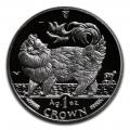 Isle of Man 1993 1 Crown Silver Proof Maine Coon Cat