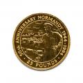 Guernsey 25 Pounds Gold BU 1994 50th Anniversary of Normandy