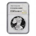 Certified Proof Silver Eagle 1996 PF70 NGC
