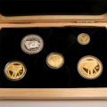 1996 South Africa Natura Gold and Silver Elephant Proof Set