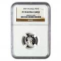 Certified Platinum American Eagle Proof 1997-W Tenth Ounce PF70 NGC