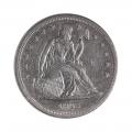 Seated Liberty Dollar 1843 AU Details