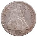 Seated Liberty Dollar 1843 XF