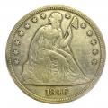 Seated Liberty Dollar 1846 VF