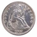 Seated Liberty Dollar 1847 AU Cleaned